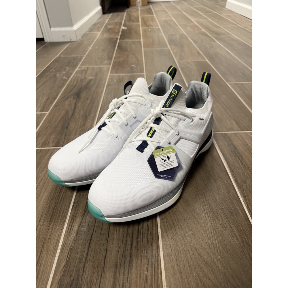 FootJoy Men's Hyperflex Carbon Golf Shoes, White Size 15M